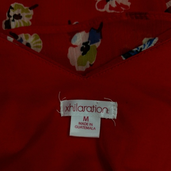 XHILIRATION tiered ruffled floral dress. Medium - Picture 5 of 5